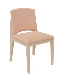 Chaise rembourrée 4 pieds Soline